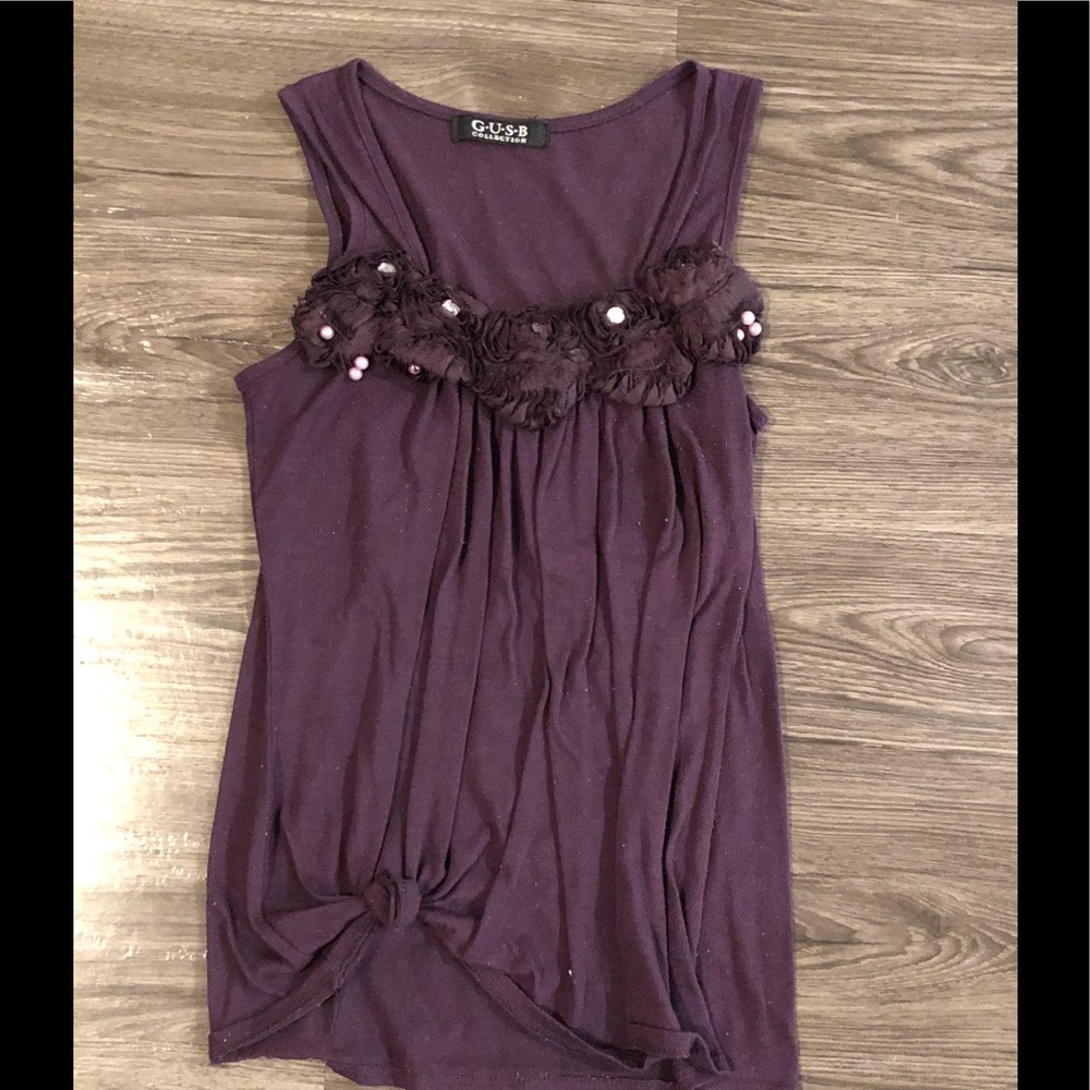 Floral Detailed Tank Top